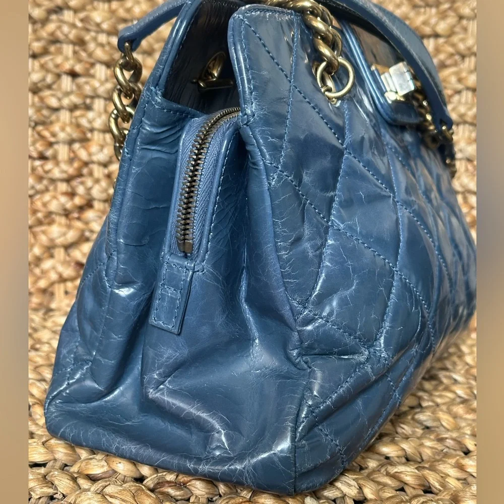 Chanel Crinkled‎ Quilted Leather Shoulder Bag